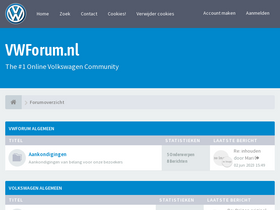 'vwforum.nl' screenshot