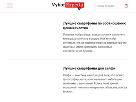 'vyborexperta.ru' screenshot