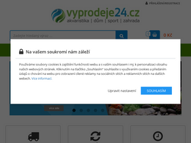 'vyprodeje24.cz' screenshot