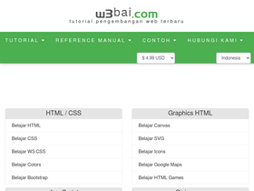 'w3bai.com' screenshot