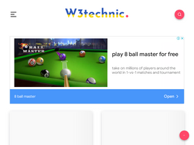 'w3technic.com' screenshot