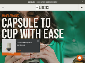 'wacaco.com' screenshot