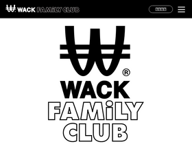 'wackfamilyclub.com' screenshot