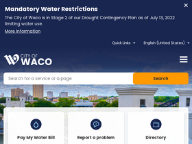 'waco-texas.com' screenshot