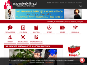 'wadowiceonline.pl' screenshot