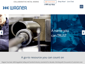 'wagnercompanies.com' screenshot