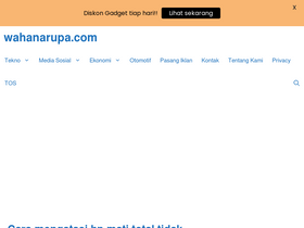 'wahanarupa.com' screenshot