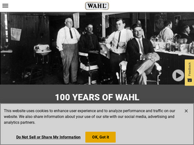 'wahl.com' screenshot