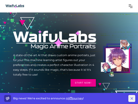 'waifulabs.com' screenshot
