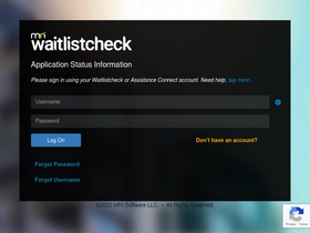 'waitlistcheck.com' screenshot