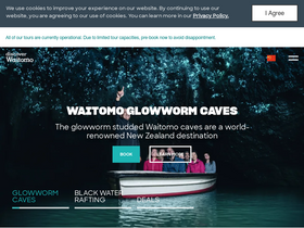 'waitomo.com' screenshot