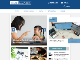 'wajibbaca.com' screenshot