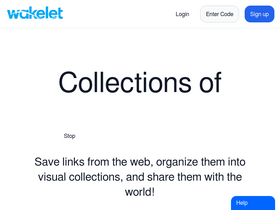 'wakelet.com' screenshot