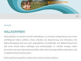 'waldorf-ideen-pool.de' screenshot