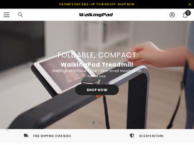 'walkingpad.com' screenshot