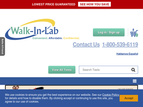 'walkinlab.com' screenshot