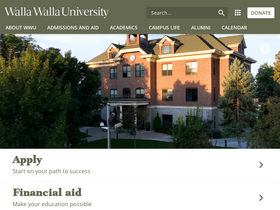 'wallawalla.edu' screenshot