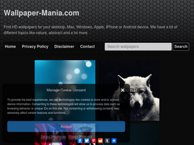 'wallpaper-mania.com' screenshot