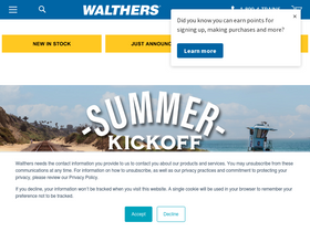 'walthers.com' screenshot