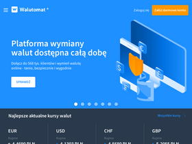 'walutomat.pl' screenshot