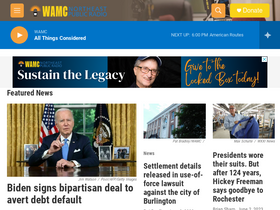 'wamc.org' screenshot