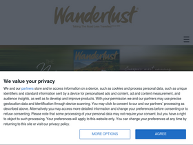 'wanderlust.co.uk' screenshot