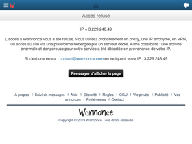 'wannonce.com' screenshot