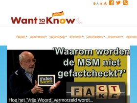 'wanttoknow.nl' screenshot
