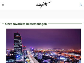 'wapititravel.com' screenshot