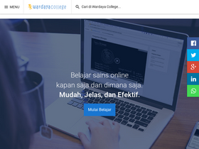'wardayacollege.com' screenshot