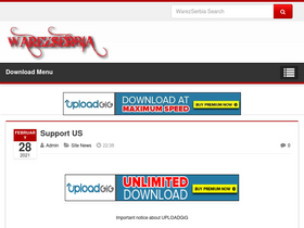 'warez-serbia.com' screenshot