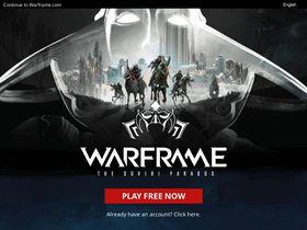 'warframe.com' screenshot