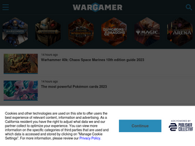 'wargamer.com' screenshot