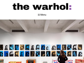 'warhol.org' screenshot