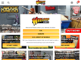'warlordgames.com' screenshot