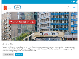 'warsawtour.pl' screenshot
