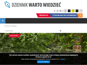 'wartowiedziec.pl' screenshot