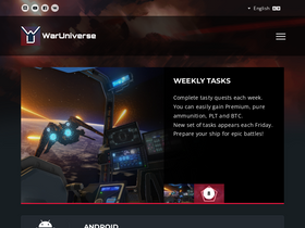 'waruniverse.space' screenshot