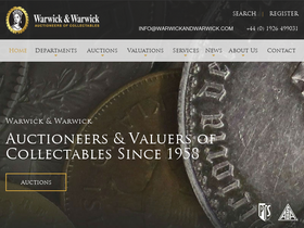'warwickandwarwick.com' screenshot