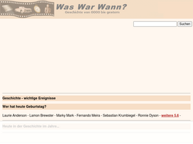 'was-war-wann.de' screenshot