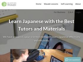 'wasabi-jpn.com' screenshot