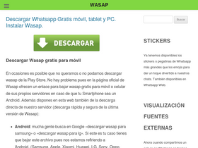 'wasap.net' screenshot