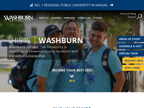 'washburn.edu' screenshot