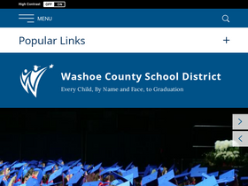 'washoeschools.net' screenshot