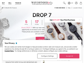 'watchfinder.com' screenshot