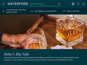 'waterford.com' screenshot