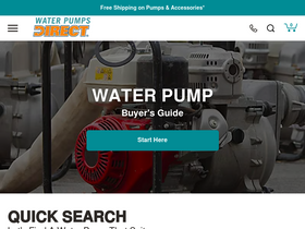 'waterpumpsdirect.com' screenshot