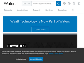 'waters.com' screenshot