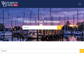 'waterwayguide.com' screenshot