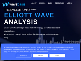 'wavebasis.com' screenshot